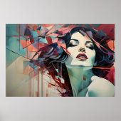 Poster Geometric Harmony (Devant)