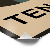 Poster Geometric mid-century design (Coin)