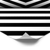 Poster Geometric pattern. Black and white. Squares and st (Coin)