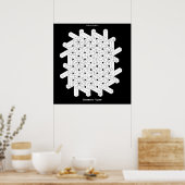 Poster GEOMETRIC PUZZLE Retro (Cuisine)