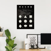 Poster Geometric Shapes (Bureau à domicile)