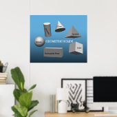 Poster Geometric Solids  *UPDATED* (Bureau à domicile)