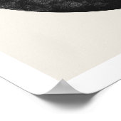 Poster Geometric Tribal Pattern Eclipse Moon Art Print (Coin)