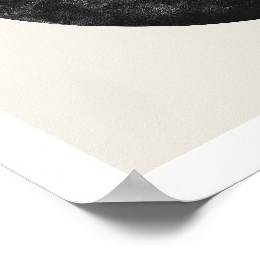 Poster Geometric Tribal Pattern Eclipse Moon Art Print (Coin)