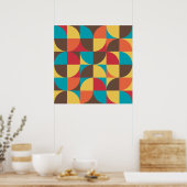 Poster Géométrie Abstraite 110421v5 (Cuisine)
