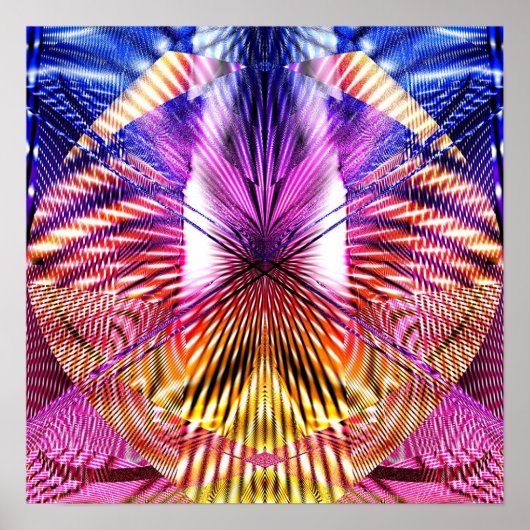 Poster Géométrie Abstraite 1.2d (Devant)