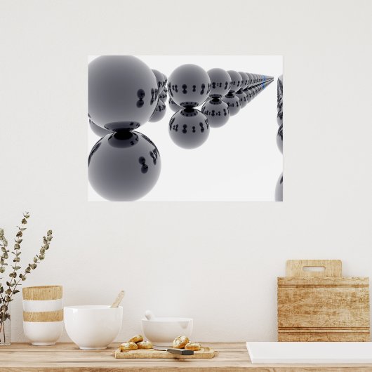 Poster Géométrie Abstraite A (Cuisine)