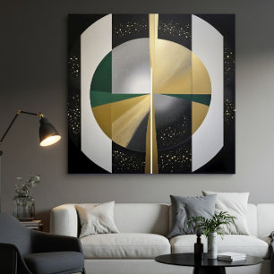 Poster Géométrie Cosmique Luxueuse