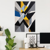 Poster Géométrie de l'Âme (Bureau à domicile)