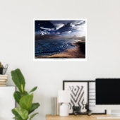 Poster Géométrie de l'eau (Bureau à domicile)