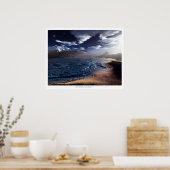 Poster Géométrie de l'eau (Cuisine)