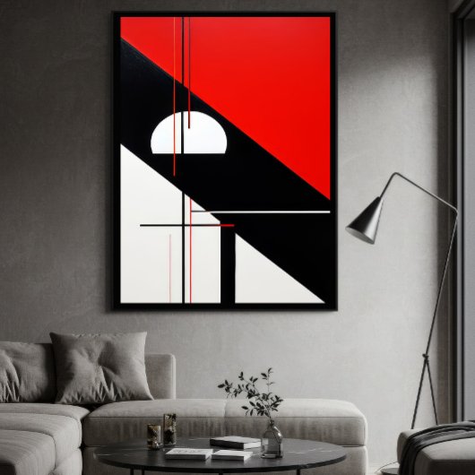 Poster Géométrie décorative