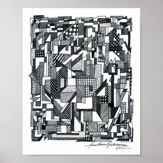 Poster Géométrie émergente (Devant)