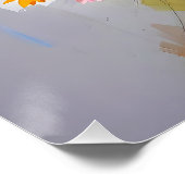 Poster "Géométrie florale" - Portrait botanique (Coin)