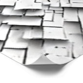 Poster Géométrie fracturée : une Abstraite sculpturale (Coin)