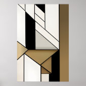 Poster Géométrie Linéaire (Devant)