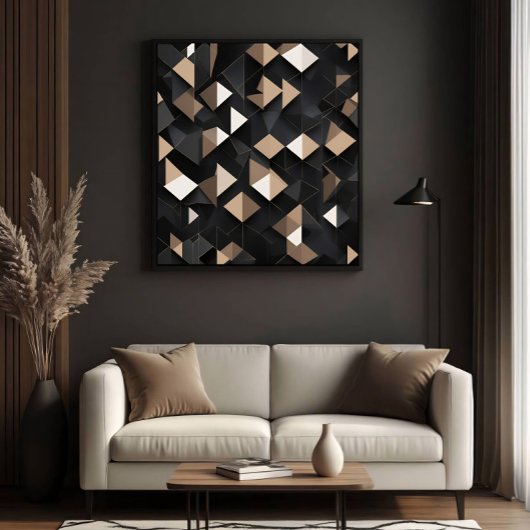 Poster Géométrie Luxueuse