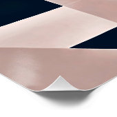 Poster Géométrie minimaliste (Coin)