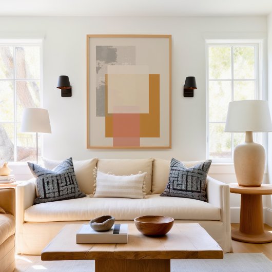 Poster Géométrie minimaliste Carré