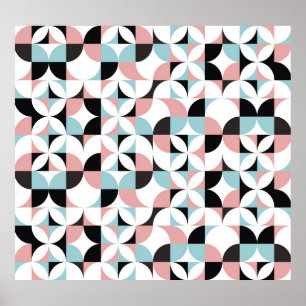 Poster Géométrie minimaliste, illustration de style scand