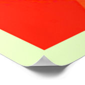 Poster Géométrie moderne colorée (Coin)