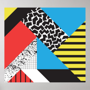 Poster Géométrie moderne : Style Abstrait sans couture