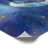 Poster Géométrie sacrée du cube de Metatron (Coin)