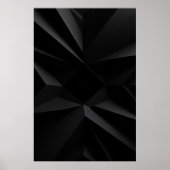 Poster Géométrie Sombre Abstrait Minimaliste (Devant)
