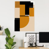 Poster Géométrie vivante (Bureau à domicile)