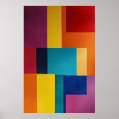 Poster Géométrie vive (Devant)
