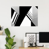 Poster Géométries de l'infini (Bureau à domicile)