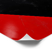 Poster Géométries flamboyantes (Coin)