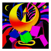 Poster Geometrika Psychedelika 1 (Devant)