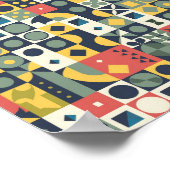 Poster Géométrique (Coin)