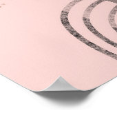 Poster géométrique Abstrait Boho (Coin)