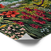 Poster géométrique Abstrait nordique (Matte) (Coin)