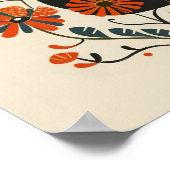 Poster géométrique Abstrait nordique (Matte) 15x19 (Coin)