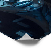 Poster Géométrique belles femmes visage forme femelle fil (Coin)