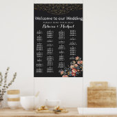 Poster Géométrique dorée (Cuisine)