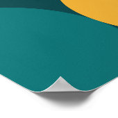 Poster Géométrique Du Milieu Du Siècle : Conception Rétro (Coin)