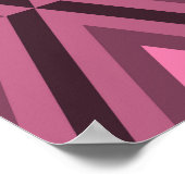 Poster Géométrique Zig Zag Ethnique Sans Seamless (Coin)