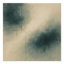 Geometry of Emotion Pt3 Japandi Teal Gray