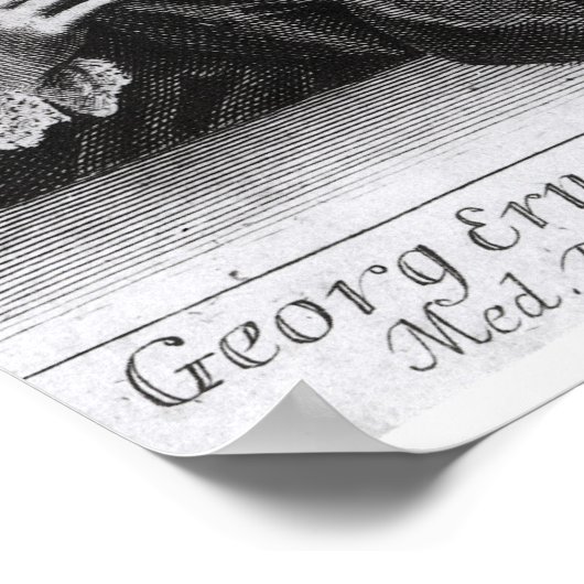 Poster Georg Ernest Stahl (Coin)