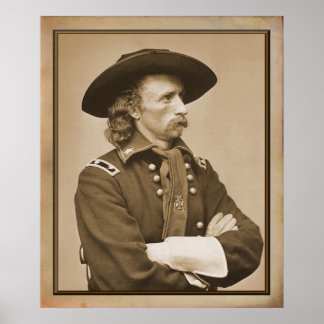 Poster George Armstrong Custer 1876 Photographie