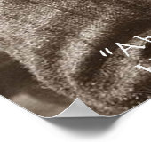 Poster George B Shaw "Famille/Ciel" Citation de sagesse (Coin)