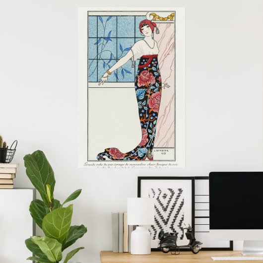 Poster George Barbier (Bureau à domicile)