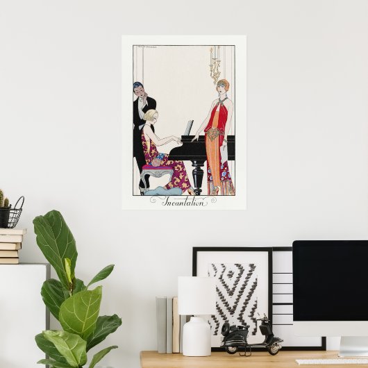 Poster George Barbier (Bureau à domicile)