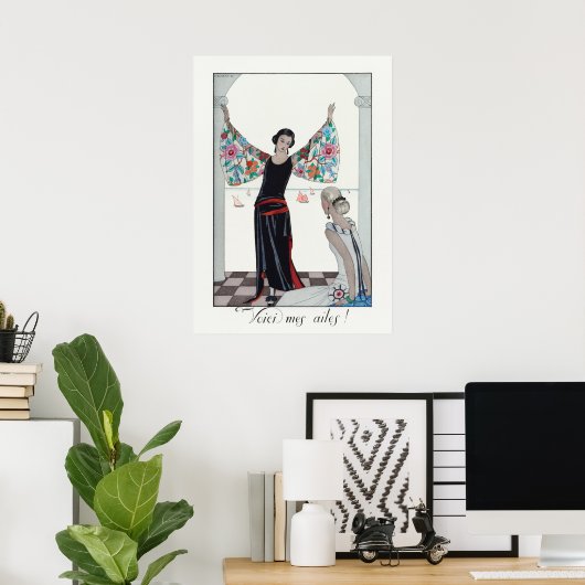 Poster George Barbier (Bureau à domicile)