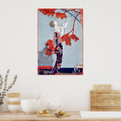 Poster George Barbier "L'Oiseau Volage" 1914 (Cuisine)