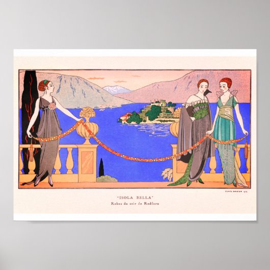 Poster George Barbier Vintage (Devant)